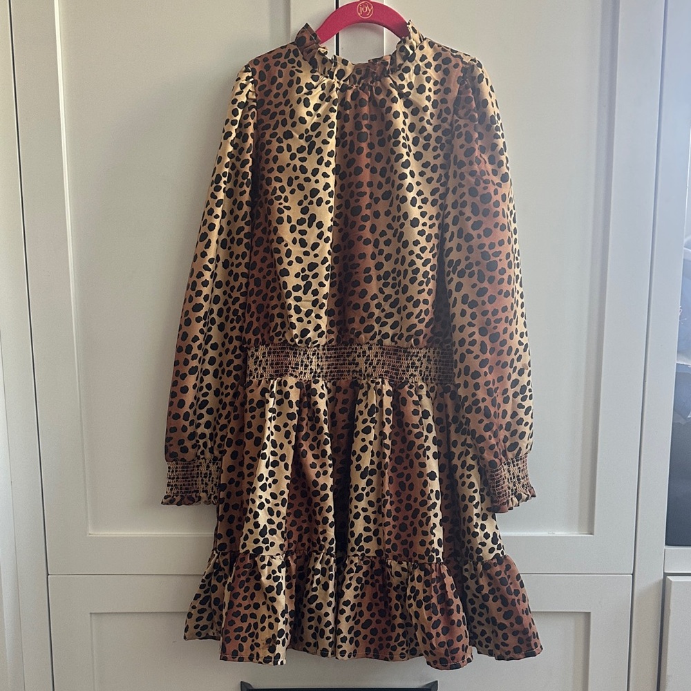 Janie and Jack Brown Polka Dot Dress